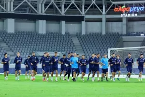 (Φώτος) Ανεβάζει ρυθμούς η Εθνική μας