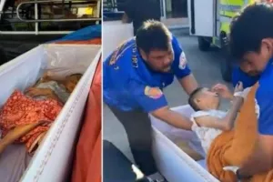 Χαμός σε κηδεία: Νεκρή... αναστήθηκε και χτυπούσε το φέρετρο! (Βίντεο)