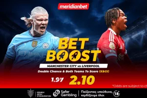 Μάντσεστερ Σίτι-Λίβερπουλ: Ντέρμπι με bet boost και σούπερ αποδόσεις – Αυτός ο συνδυασμός μπόνους δεν χάνεται