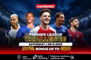 Premier League Challenge με σούπερ μπόνους 50% – Πάρε την ευκαιρία απ’ τα μαλλιά! 