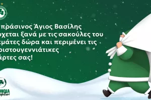 Πράσινος Άγιος Βασίλης για 3η χρονιά
