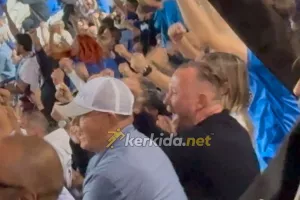 (ΒΙΝΤΕΟ kerkida) Ο πανηγυρισμός του Λομάκιν στο γκολ της ανατροπής! 