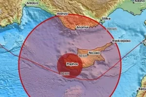 Ισχυρός σεισμός στην Κύπρο