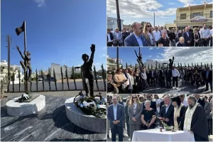 Αγιασμός στο Μνημείο Ισαάκ - Σολωμού: "O τόπος μας είναι μικρός, αλλά γεννά μεγάλες ψυχές"