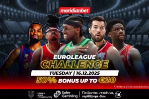 Euroleague Challenge με 50% μπόνους από το οποίο επιβάλλεται να επωφεληθείς!  