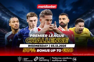 Premier League Challenge με 50% μπόνους που δεν πρέπει να αφήσεις ανεκμετάλλευτο! 