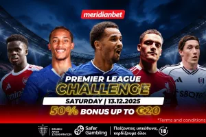 Premier League Challenge με 50% μπόνους που δεν πρέπει να αφήσεις ανεκμετάλλευτο! 
