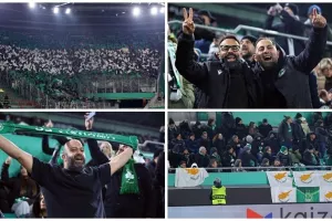 Ο κόσμος της Ομόνοιας στο ''Allianz Stadion" (ΦΩΤΟΣ)