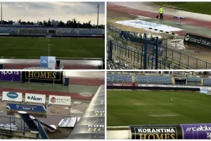 Το Kerkida στο "Στέλιος Κυριακίδης"/Εργασίες...και αναμονή (ΦΩΤΟΣ)