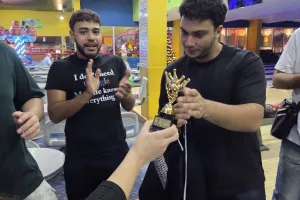 Φώτος του τελικού του τουρνουά bowling