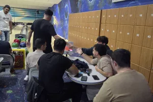 Φώτος του τελικού του τουρνουά bowling