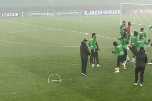 (ΒΙΝΤΕΟ/ΦΩΤΟΣ Kerkida) Προπόνηση η Ομόνοια σε ομιχλώδες τοπίο!