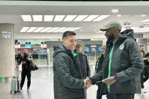 (Φώτος kerkida) Στο αεροδρόμιο η "πράσινη" αποστολή