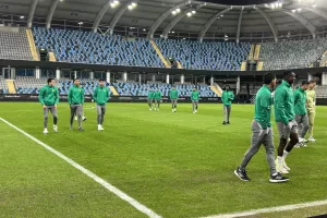 (Φώτος kerkida) Βόλτα των παικτών στο “Gamla Ullevi”