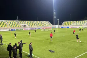 (Φώτος kerkida) Η προπόνηση της Shkendija