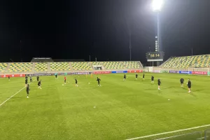(Φώτος kerkida) Η προπόνηση της Shkendija