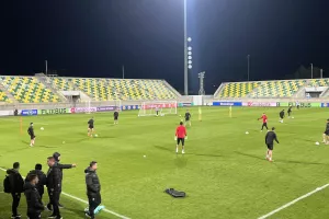 (Φώτος kerkida) Η προπόνηση της Shkendija