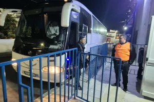 (Φώτος Kerkida) Η άφιξη της Ομόνοιας Αραδίππου