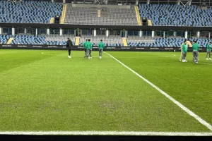 (Φώτος kerkida) Βόλτα των παικτών στο “Gamla Ullevi”