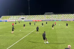 (Φώτος kerkida) Η προπόνηση της Shkendija