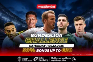 Bundesliga Challenge με 50% μπόνους από το οποίο επιβάλλεται να επωφεληθείς!  