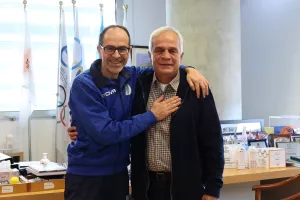 Συνάντηση του Προέδρου της ΚΟΕ με τον Ανδρέα Κυπριανού