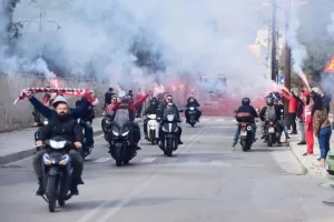 Θερμή υποδοχή του Ολυμπιακού! (Βίντεο-Φώτο)