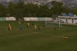 (ΒΙΝΤΕΟ) ΓΚΟΛΑΡΑ από τον Παντελή του Ηρακλή Γερολάκκου!