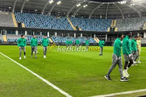 (Φώτος kerkida) Βόλτα των παικτών στο “Gamla Ullevi”