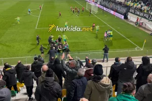 (ΒΙΝΤΕΟ kerkida) Το "ντελίριο" στην Αρένα με το γκολ του Ανγκιέλσκι!