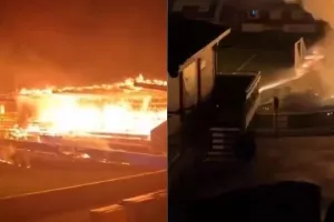 (ΒΙΝΤΕΟ) Η Χάκα υποβιβάστηκε και οι φίλαθλοι έκαψαν το γήπεδο!