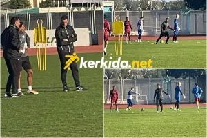 Έπιασε δουλειά και... βλέπει ΑΠΟΕΛ (Φώτος Kerkida)