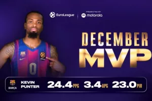 MVP Δεκεμβρίου στην Euroleague ο Πάντερ