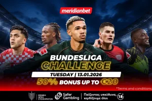 Bundesliga Challenge με 50% μπόνους απ’ το οποίο επιβάλλεται να επωφεληθείς!  