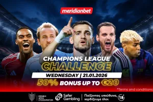 Champions League Challenge με μπόνους επιστροφής για μεγαλύτερη απόλαυση και ποντάρισμα!