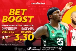 Παναθηναϊκός-Ολυμπιακός: Το bet boost του 3.30 του σούπερ ντέρμπι! - Τι περιμένεις; Άρπαξε το μπόνους τώρα!