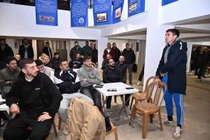 (Φώτος) Η κοπή της βασιλόπιτας και ο τυχερός Henriques