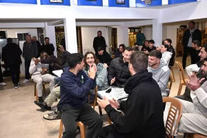 (Φώτος) Η κοπή της βασιλόπιτας και ο τυχερός Henriques