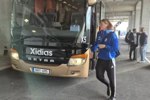 Φώτος kerkida/Στο γήπεδο η "Κυρία"