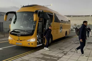 (ΒΙΝΤΕΟ/ΦΩΤΟΣ kerkida) H άφιξη της ΑΕΛ
