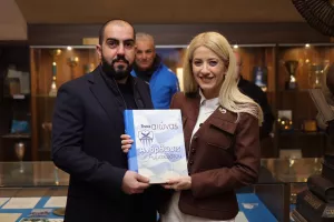 (Φώτος) Στο μουσείο της Ανόρθωσης η Αννίτα Δημητρίου