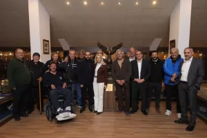 (Φώτος) Στο μουσείο της Ανόρθωσης η Αννίτα Δημητρίου