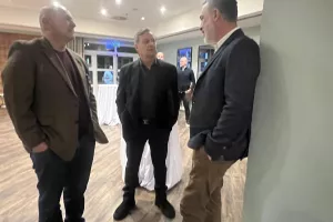 (Φώτος kerkida) Κοπή βασιλόπιτας στο Hilton