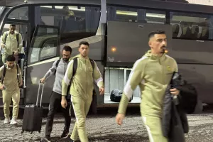 (Φώτος kerkida) Η άφιξη της ΑΕΚ  