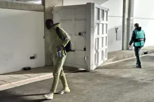 (Φώτος Kerkida) Η άφιξη της ΑΕΚ