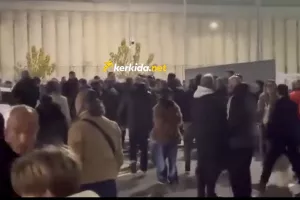 (ΒΙΝΤΕΟ Kerkida) Ένταση κατά την αποχώρηση των οπαδών/Περιστατικό με Κοντολεύτερο