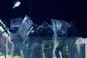 Ένταση με Ανορθωσιάτες και Αστυνομία (Φώτος/Βίντεο Kerkida)