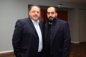 (Φώτος kerkida) Κοπή βασιλόπιτας στο Hilton