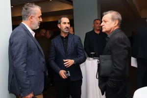 (Φώτος kerkida) Κοπή βασιλόπιτας στο Hilton