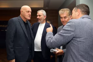 (Φώτος kerkida) Κοπή βασιλόπιτας στο Hilton